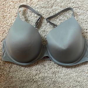 Real Sunny Full-coverage bra. Size 38 DD light grey. Gently worn